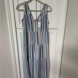 Marine Layer Striped Multicolor Sleeveless Dress